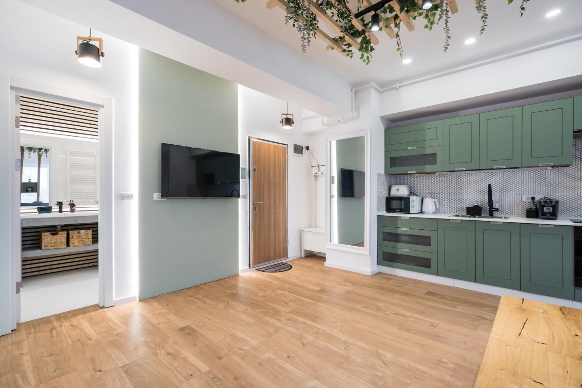 Jungle Escape - Luxe 1-Br Haven In Bucharest公寓 外观 照片